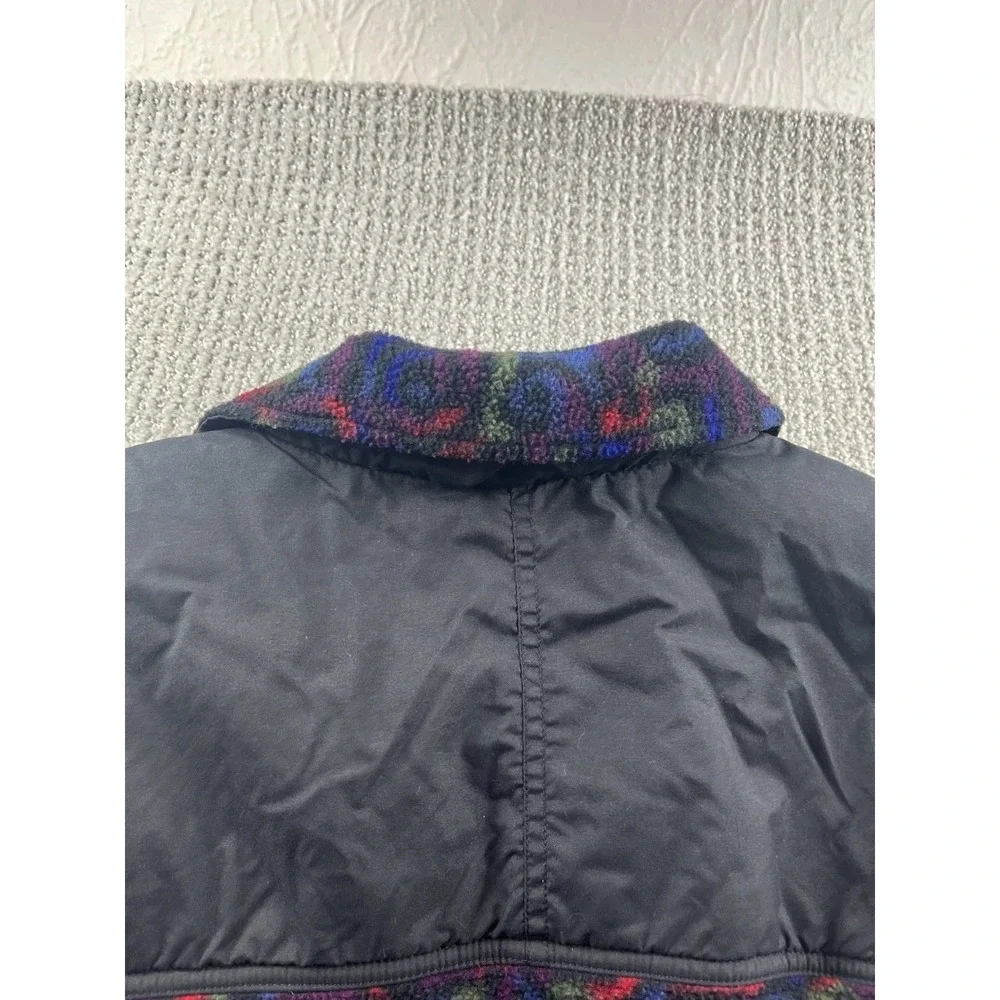 Vintage Obermeyer Polartec Fleece Geometric Aztec Print Vest Southwest Men Small